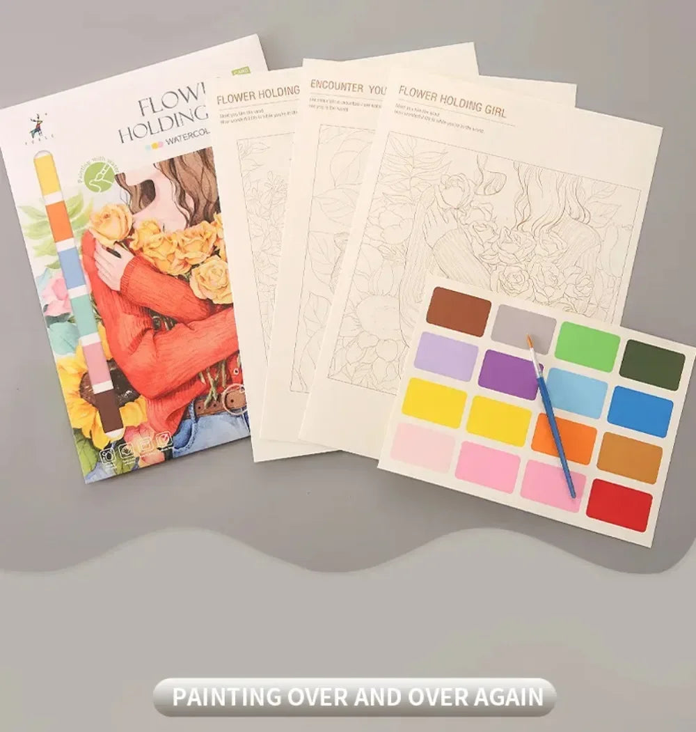 Watercolour Painting Book