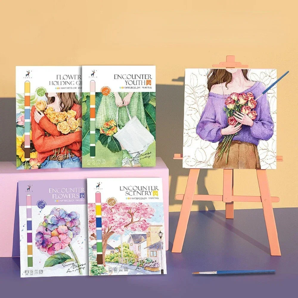 Watercolour Painting Book