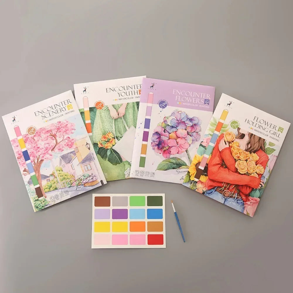 Watercolour Painting Book