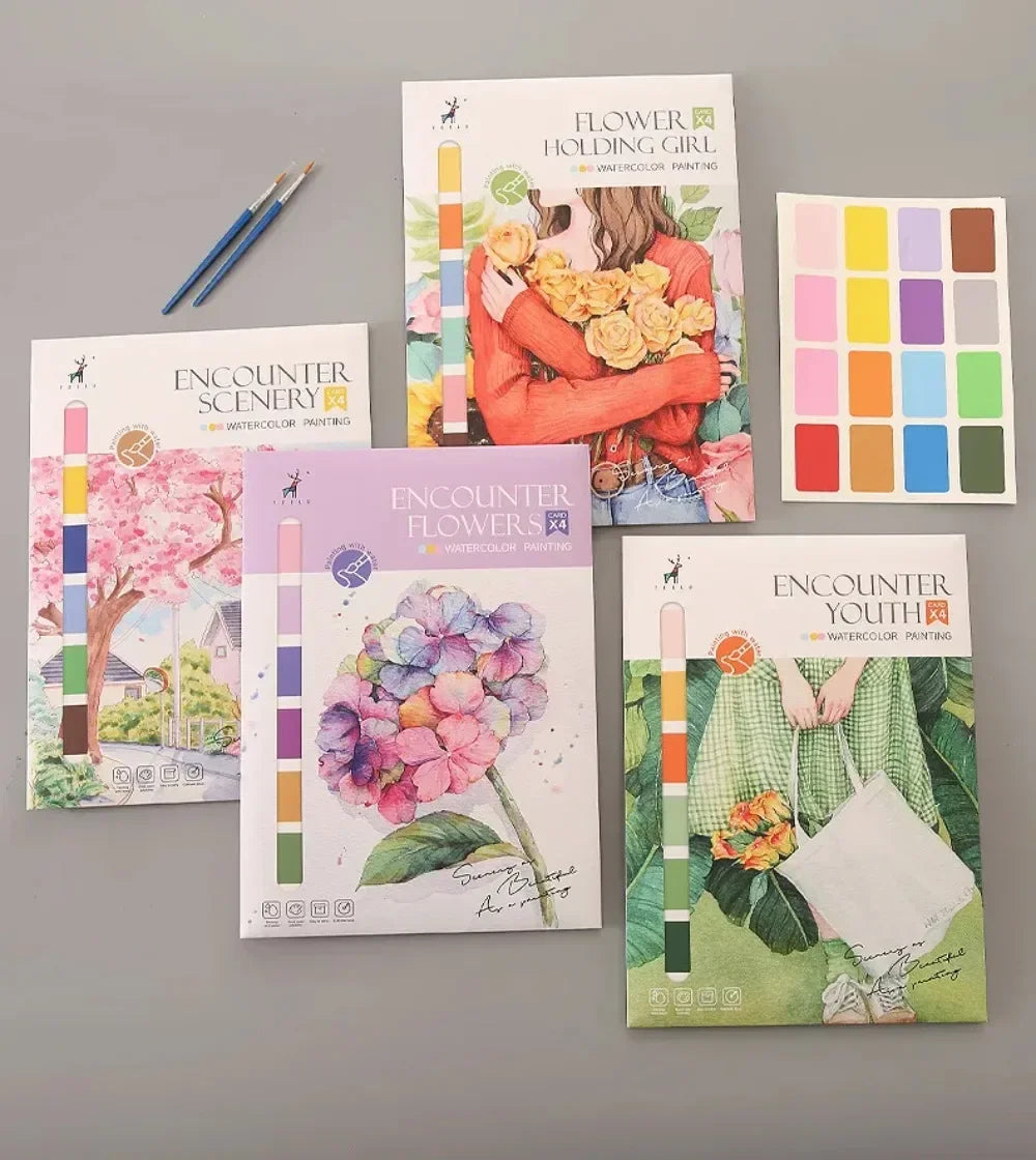 Watercolour Painting Book