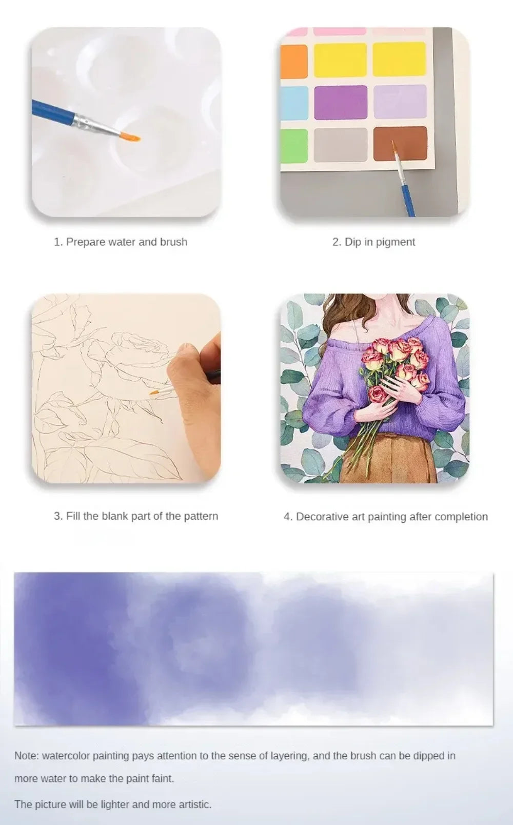 Watercolour Painting Book