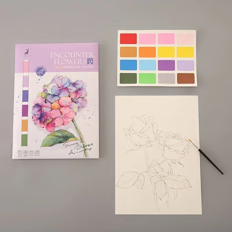 Watercolour Painting Book