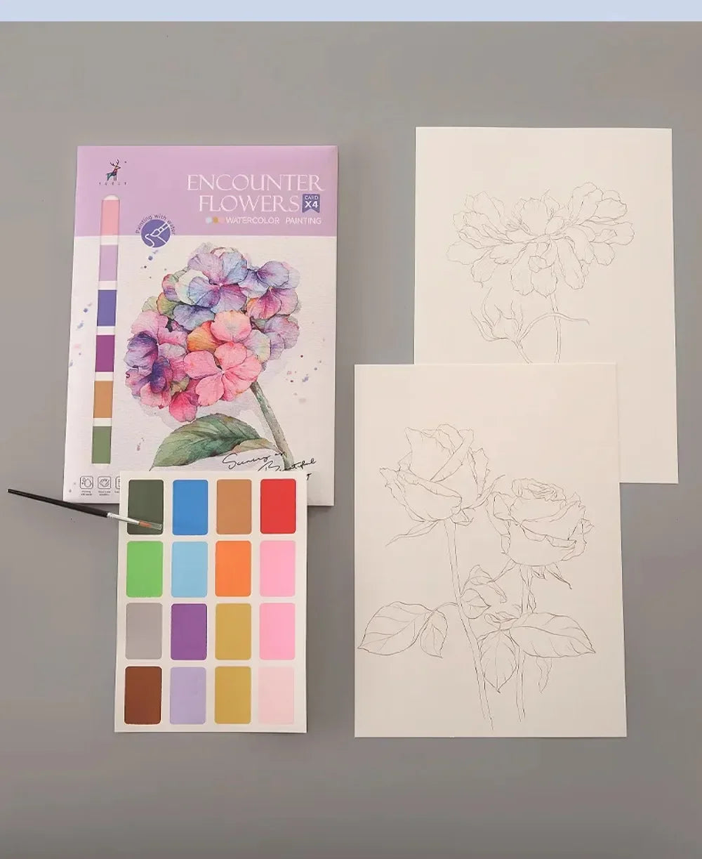 Watercolour Painting Book